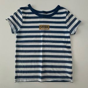Vans |‎ Logo Short Sleeve | Striped | Size XS